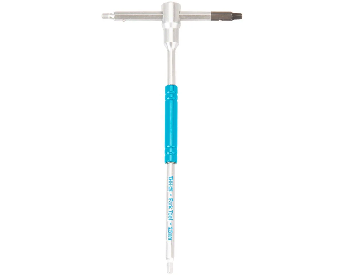 Park Tool THH Sliding T-Handle Hex Wrenches (Silver/Blue) (2.5mm)